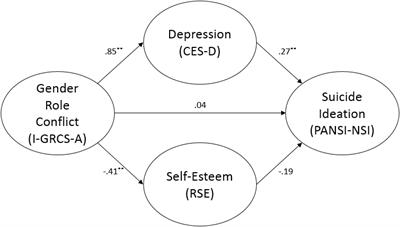 Adolescent Suicide Ideation, Depression and Self-Esteem: Relationships to a New Measure of Gender Role Conflict